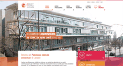 Desktop Screenshot of pmu-lausanne.ch
